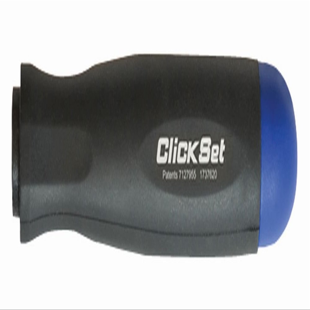 Bondhus 50417 ClickSet Torque Limiting Device Screwdriver Handle with TuffKote Finish and 17.7 in-lb./2.0Nm
