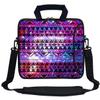 12 Inch Water Resistant Neoprene Laptop Bag with Reinforced Zipper, Strap, Pockets, Fits 11.6" to 12.3" Laptops - Shiny Pattern view 1