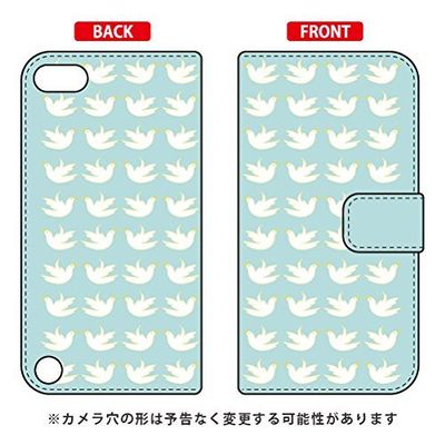 SECOND SKIN ATC5TH-IJTC-401-LIU4 Notebook Type Smartphone Case EU TYPE2 Emerald / for iPod Touch (5th Generation)