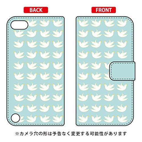 SECOND SKIN ATC5TH-IJTC-401-LIU4 Notebook Type Smartphone Case EU TYPE2 Emerald / for iPod Touch (5th Generation)