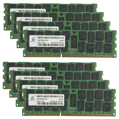 Adamanta 128GB (8x16GB) Server Memory Upgrade for IBM System x3650 M4 7915 DDR3 1866Mhz PC3-14900 ECC Registered 2Rx4 CL13 1.5v