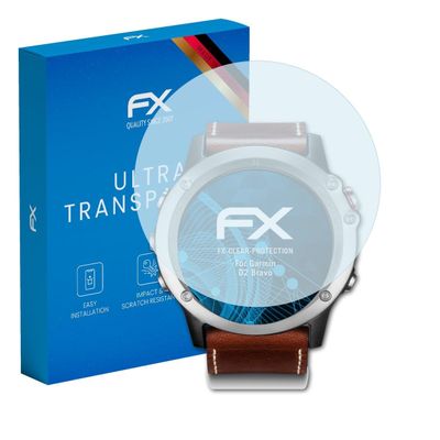 atFoliX Screen Protection Film compatible with Garmin D2 Bravo Screen Protector, ultra-clear FX Protective Film (3X)