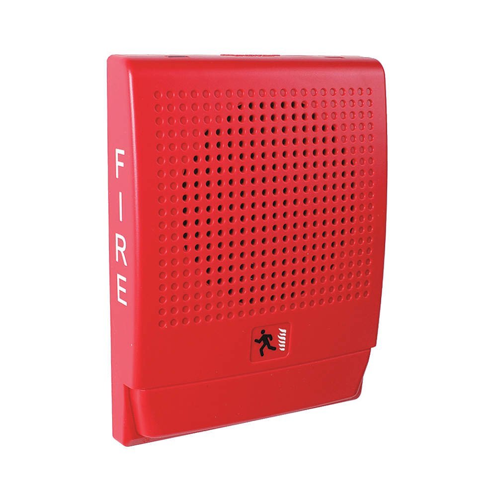 Edwards Signaling EG4RF-S7 Wall Speaker 70v Red Dew Fire