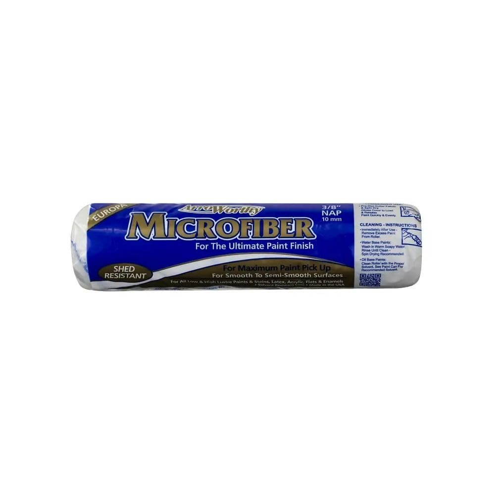 Arroworthy Pro-Line Microfiber 9 in. W x 3/8 in. Paint Roller Cover 1 pk - Case Of: 1