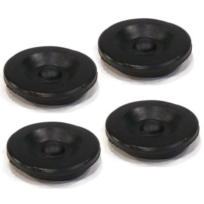 (Pack of 4) EZ Lube Rubber Grease Plugs / Hub Dust Caps for Models 85-1-4