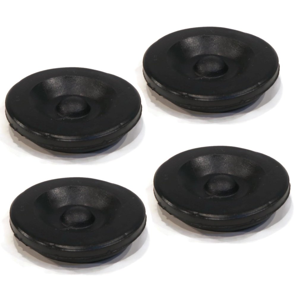(Pack of 4) EZ Lube Rubber Grease Plugs / Hub Dust Caps for Models 85-1-4