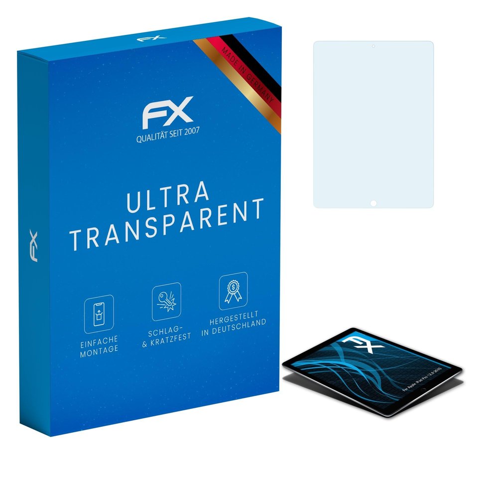 atFoliX Screen Protection Film compatible with Apple iPad Pro 12,9 2015 Screen Protector, ultra-clear FX Protective Film (2X)