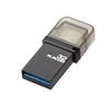 Elecom MF-CAU3132GBK USB Memory, 32GB, USB 3.0, Type C with Cap, Black view 1