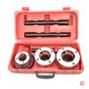 4 1/2" PVC Pipe Cutter And 3 pc Ratcheting Pipe Threader 1 1/4" to 2" Kit view 3