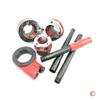 4 1/2" PVC Pipe Cutter And 3 pc Ratcheting Pipe Threader 1 1/4" to 2" Kit view 4
