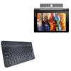BoxWave Keyboard Compatible with Lenovo Yoga Tab 3 8 - SlimKeys Bluetooth Keyboard, Portable Thin with Chiclet-Style Keys - Jet Black view 1