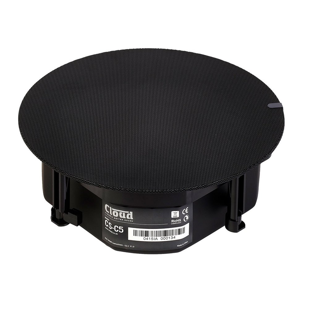 Cloud Electronics CS-C5B | 5.25inch Coaxial Two Way in Ceiling Speaker Black