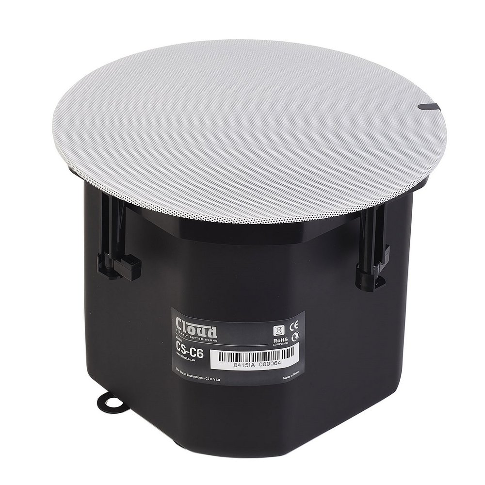 Cloud Electronics CS-C6W | 6inch Coaxial Two Way in Ceiling Speaker White