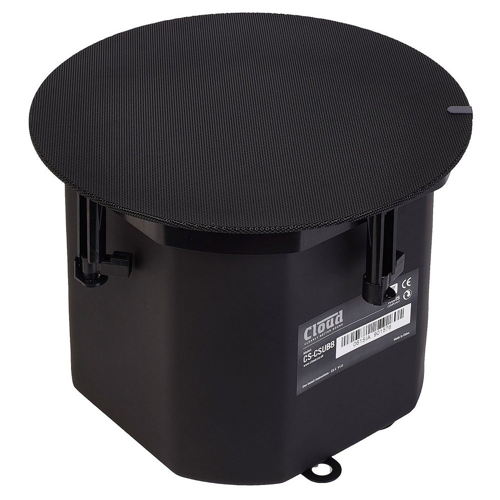 Cloud Electronics CS-CSUB8B | 8inch in Ceiling Subwoofer Black