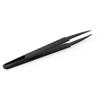 uxcell Watchmakers Jewelers Bamboo Anti Static Pointed Tip Straight Tweezer view 2