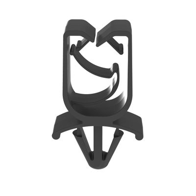 Panduit HCMP06B12-M20 Harness Clip, Winged Push Barb Mount, Vertical, Nylon 6.6, 0.24 - 0.47-Inch Bundle, Black (1,000-Pack)