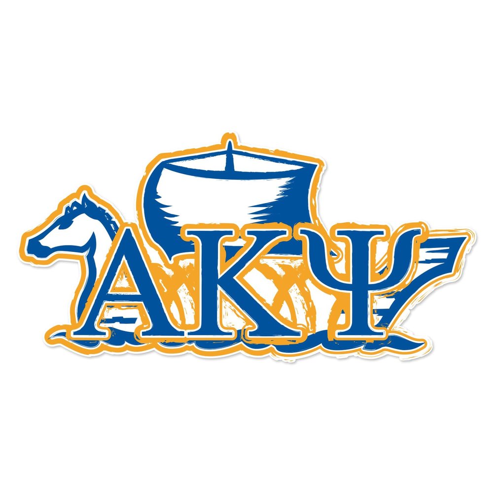 Alpha Kappa Psi - Laptop Jumbo Sticker/Decal