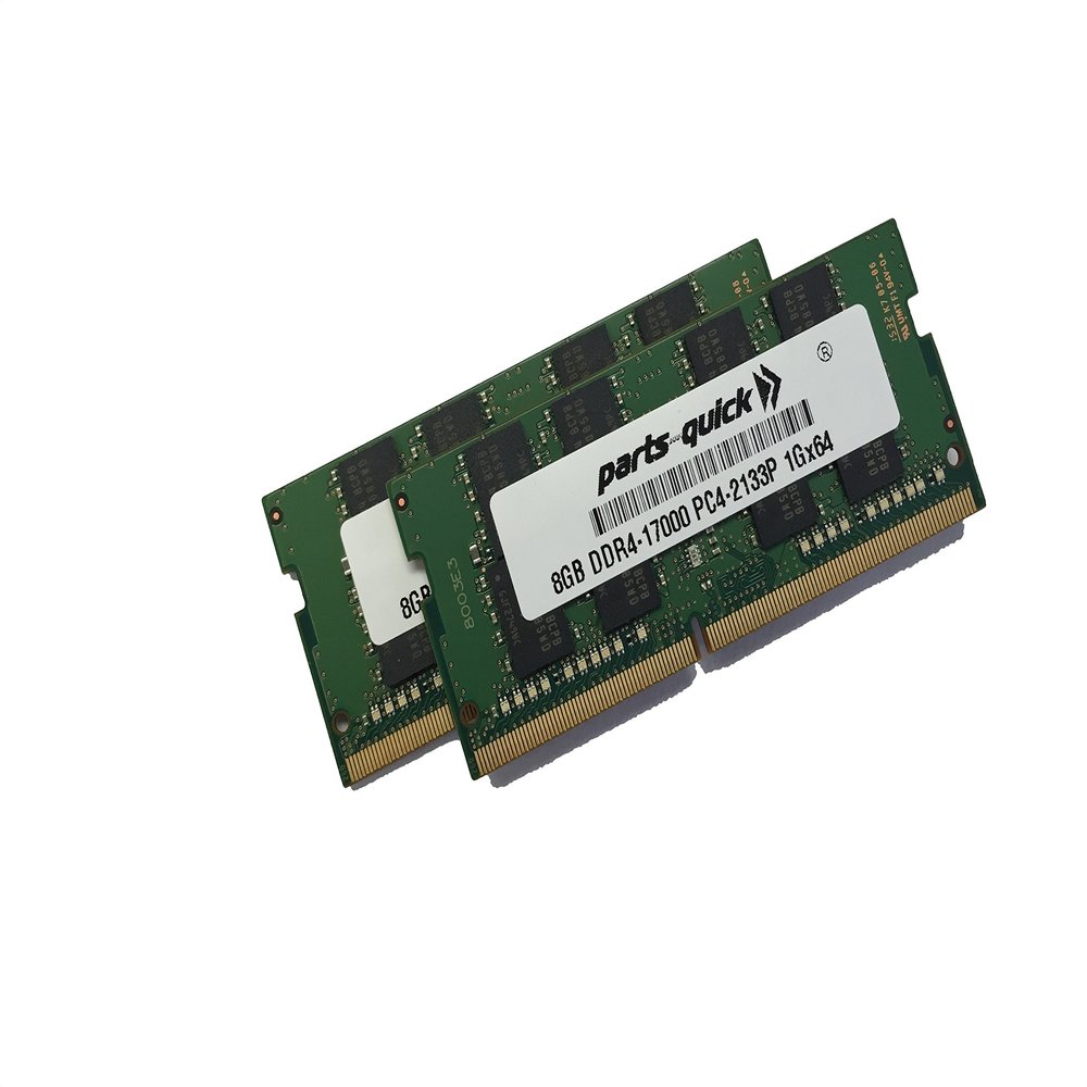 parts-quick 16GB (2 X 8GB) Memory for Lenovo ThinkPad P50 Mobile Workstation DDR4 PC4-17000 SODIMM Compatible RAM