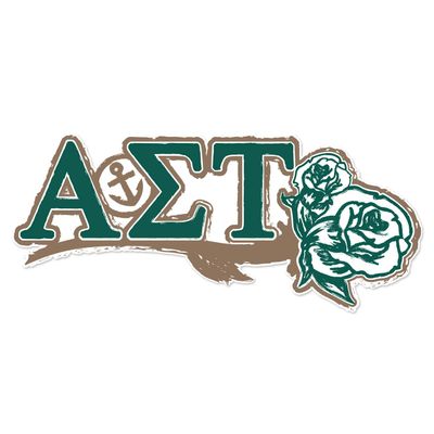 Alpha Sigma Tau - Laptop Jumbo Sticker/Decal