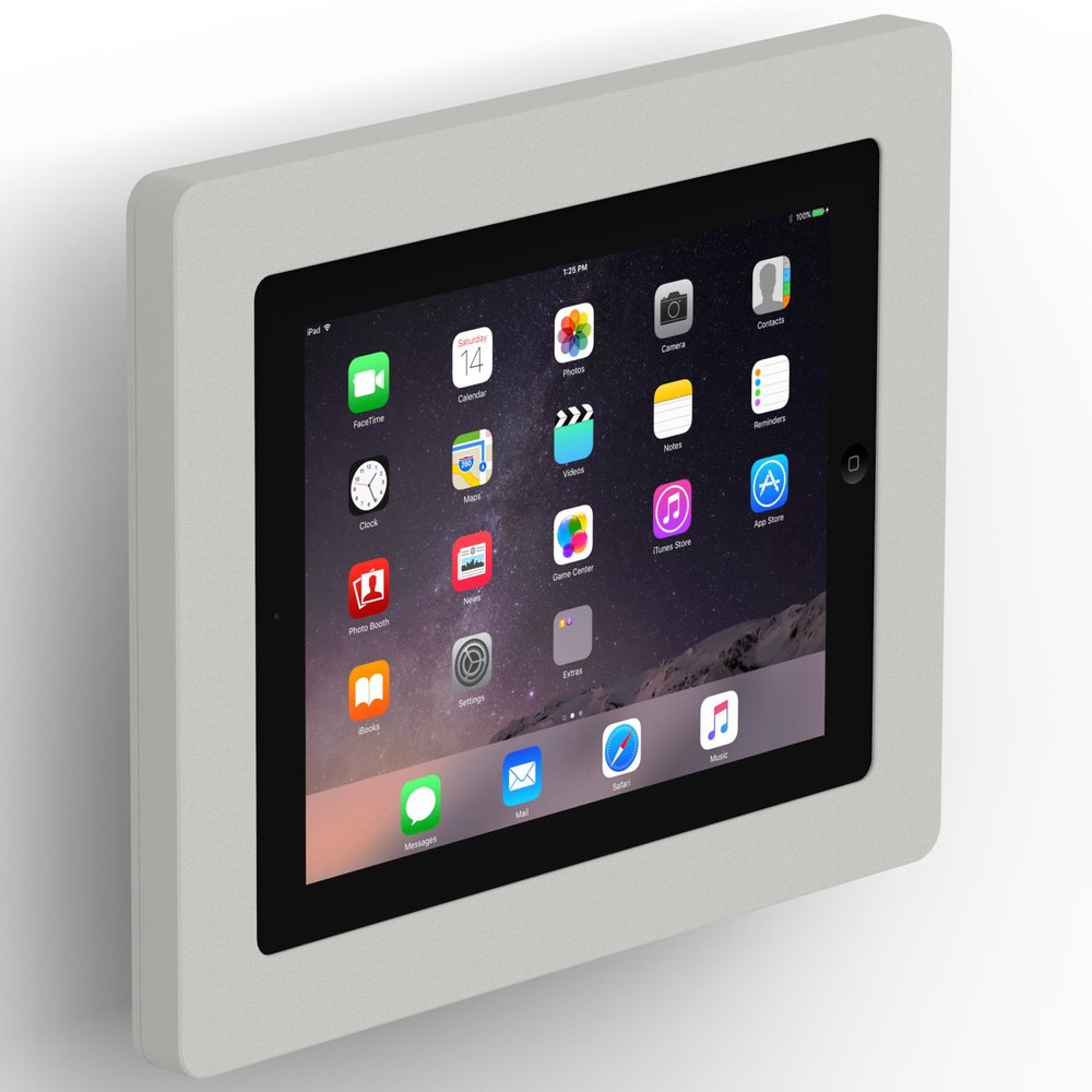 VidaMount Light Grey Enclosure and Tilting VESA Wall Mount [Bundle] Compatible with iPad 2/3/4
