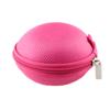 2PCS Portable Earbuds Cases Earphone Holder Earbud Pouch Coins Bags, Rose Red view 1