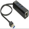 Delock USB 3.0 Hub 3 Port+1 Gb LAN 10/100/1000 Mb/s, 62653 (10/100/1000 Mb/s) view 1