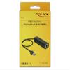 Delock USB 3.0 Hub 3 Port+1 Gb LAN 10/100/1000 Mb/s, 62653 (10/100/1000 Mb/s) view 2
