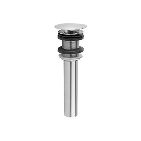 Jaclo 831-WH CO Style Stationary Round Top Drain without Overflow Holes, White