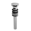 Jaclo 834-PG P.O. Style Stationary Round Top Drain with Overflow Holes, Polished Gold view 1
