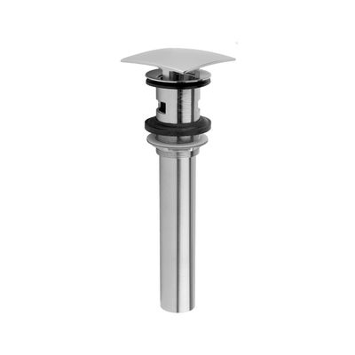 Jaclo 823-BU PO Style Stationary Square Top Drain with Overflow Holes, Bronze Umber