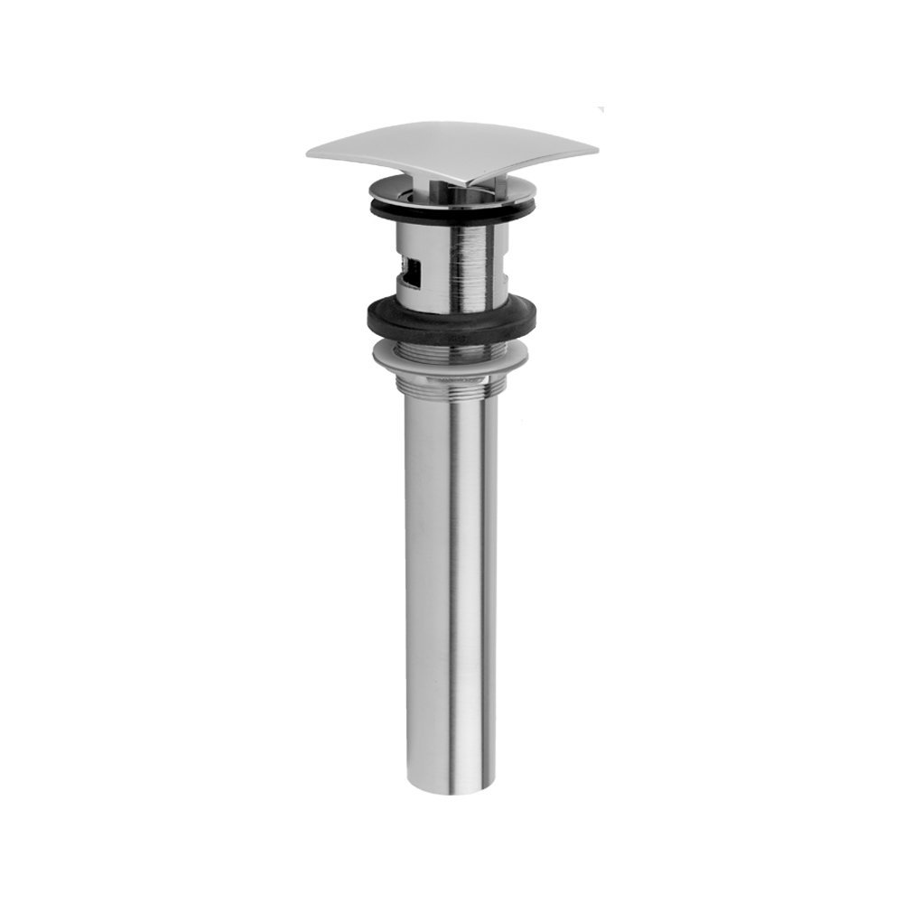 Jaclo 823-BU PO Style Stationary Square Top Drain with Overflow Holes, Bronze Umber