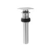 Jaclo 824-BU C.O. Style Square Top Finger Touch Drain without Overflow Holes, Bronze Umber view 1