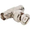 031-208-1051, Conn BNC Adapter F/PL/F 4GHz 50Ohm T Style Gold view 1