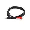 3.5mm Stereo Male to Dual RCA Male (Right and Left) Audio Cable, 6 Foot - 5-Pack view 4