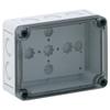 Altech Corp. 106-009, Junction Box; Polystyrene; Gray; 5.12x3.7x2.24 In; IP66; NEMA 4X; ClearCover; TK Series view 1