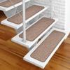 House, Home and More Set of 12 Adhesive Carpet Stair Treads - Praline Brown - 8 Inches X 27 Inches view 2
