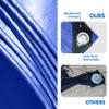 Lightweight Outdoor Camping Tarp 6' x 8' 5-mil Blue Waterproof Boat Tarps Covers with Grommets view 3