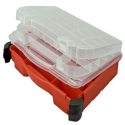 Plano 5231-01 14-1/2" X 3-3/8" X 11-3/4"Double Cover Stow N Go Organizer