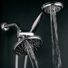 HotelSpa 30 Setting 6" Rainfall Shower Head and Handheld Shower Dual 3-Way Shower Combo with Extra Long Premium 6 ft Stainless Steel Shower-Hose view 3