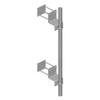 CommScope/Amphenol - MT-221L - Wall Mount Kit, Hot Dip Galvanized Steel, 12 in. Stand-Off, 75.3 lb. Load Rating, 12 L view 1
