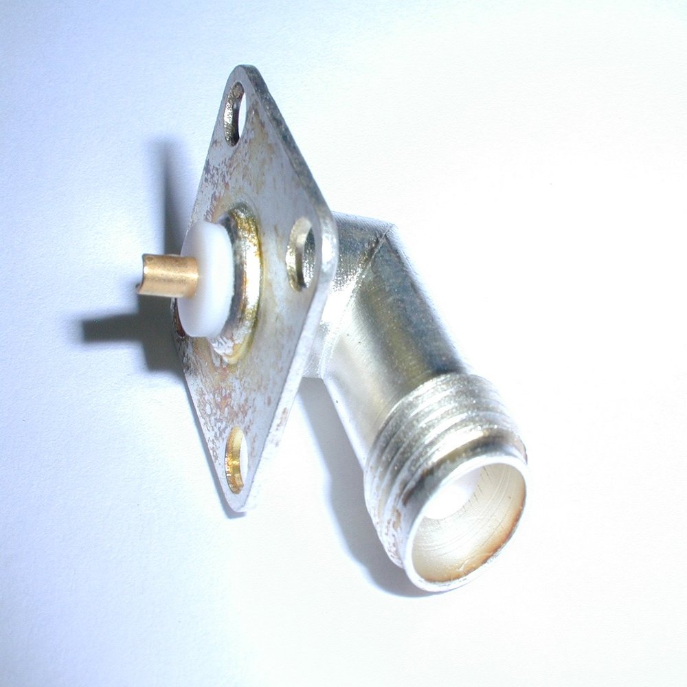 8015-1 TNC Jack Right Angle Chassis Mount with Solder Termination (1 piece)