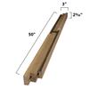 Osborne Equalizer Wooden Table Slide Set, 50" Equalizer Extension Slide (Allows for 49" Opening) for Pedestal Table, Easy Installation, Smooth Extension view 3