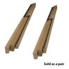 Osborne Equalizer Wooden Table Slide Set, 50" Equalizer Extension Slide (Allows for 49" Opening) for Pedestal Table, Easy Installation, Smooth Extension view 4