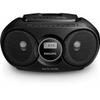 Philips Portable CD Player Boombox Radio CD Player Combo for Home, Stereo Sound Speakers and MP3/CD-R/RW Compatible, Programmable CD Player with FM Radio/USB/Headphone Jack/AUX Input view 2