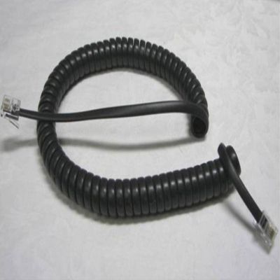 5 X Polycom SoundPoint 9 ft. Black Handset Cord For IP 301, 501, 601, 670, 321, 331, 335, 450, 550, 560, 650 Phones