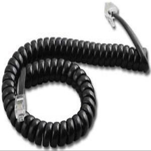 5 X NEC 9 Ft. Black Handset Cord For DSX, DTH, DTP, DTU, DTL, DTR, ITR Series Phones
