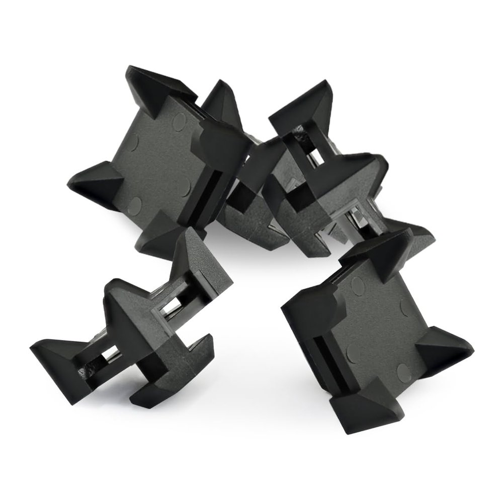8020, 12314, 10 and 25 Series Nylon Cable Zip Tie Mounting Block 80/20 Cable Tie Mount for Wire Management (5 Pack)