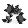 8020, 12314, 10 and 25 Series Nylon Cable Zip Tie Mounting Block 80/20 Cable Tie Mount for Wire Management (5 Pack) view 1
