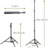 Bresser F001963 BR TP240 Pro 1 Compact Stand  Photography Lighting Stand 220 cm Black view 3