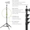 Bresser F001963 BR TP240 Pro 1 Compact Stand  Photography Lighting Stand 220 cm Black view 4